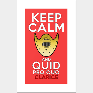 KEEP CALM and Quid pro Quo Posters and Art